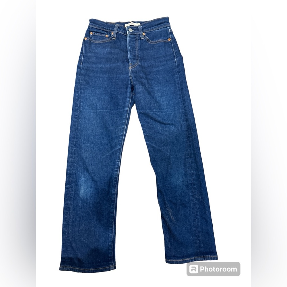Levi's Premium Wedgie Fringe Pocket Button Fly Women’s Jeans sz‎ 27/26 EUC